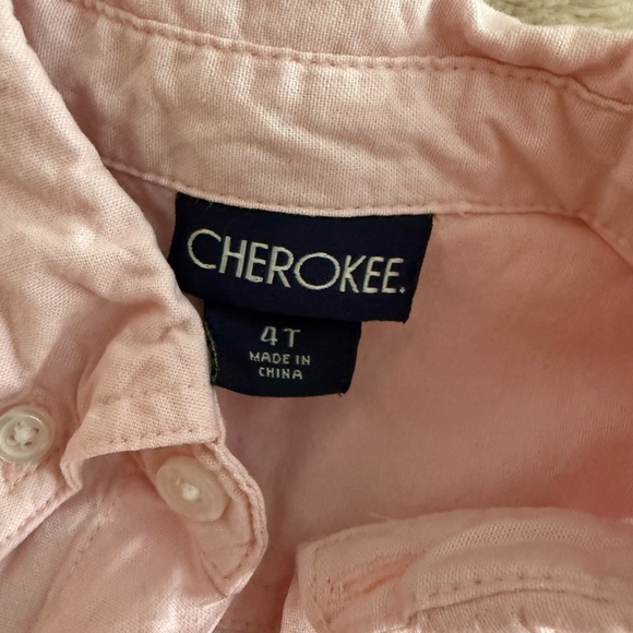 Pink Cherokee button toddler top - Picture 2 of 5